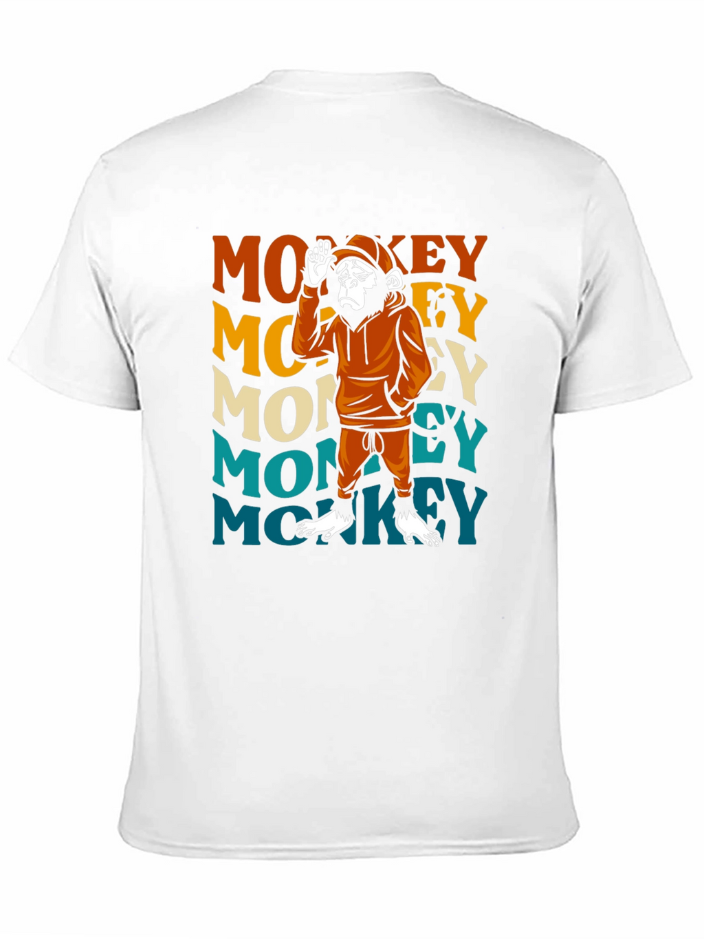 Retro Monkey Graphic T-Shirt