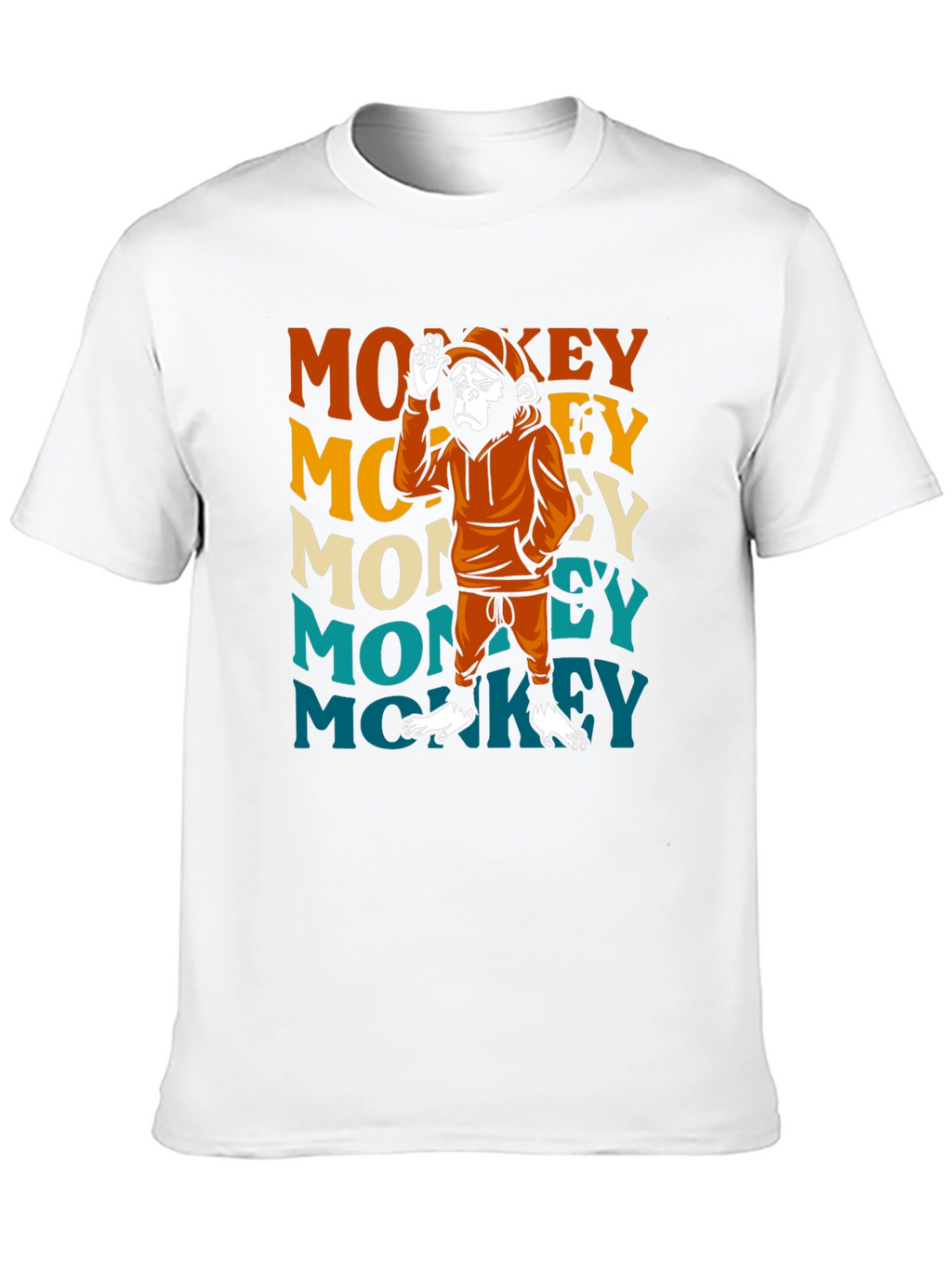 Retro Monkey Graphic T-Shirt