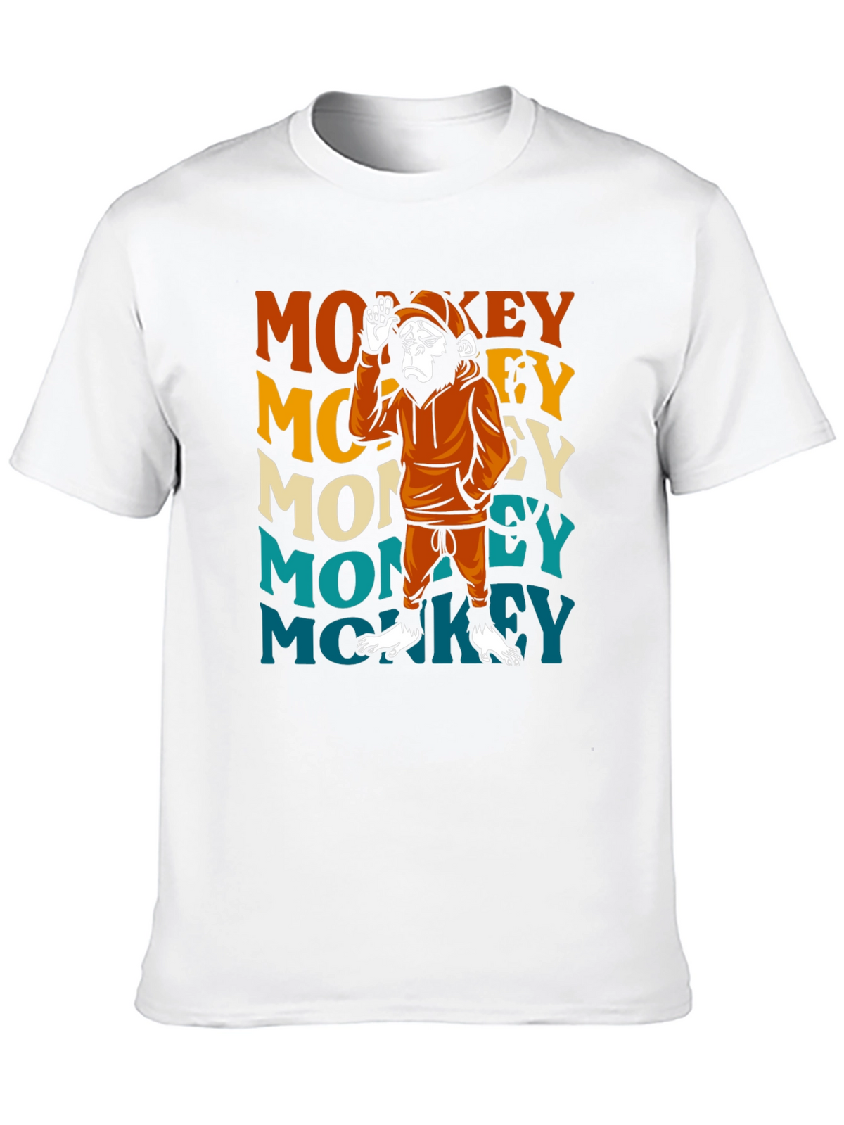 Retro Monkey Graphic T-Shirt
