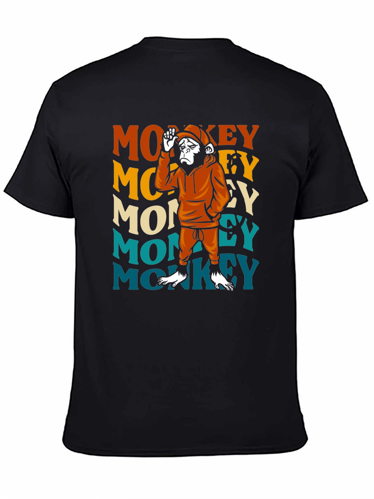 Retro Monkey Graphic T-Shirt