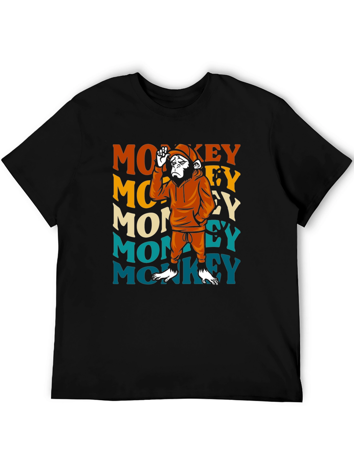 Retro Monkey Graphic T-Shirt