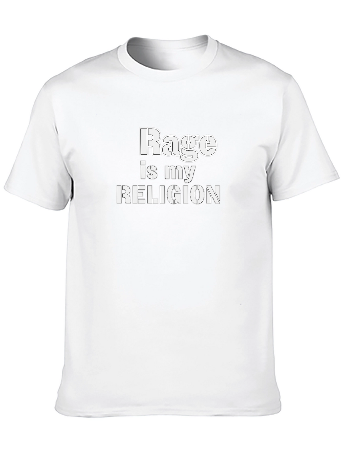 Rage is My Religion Graphic Tee - Black