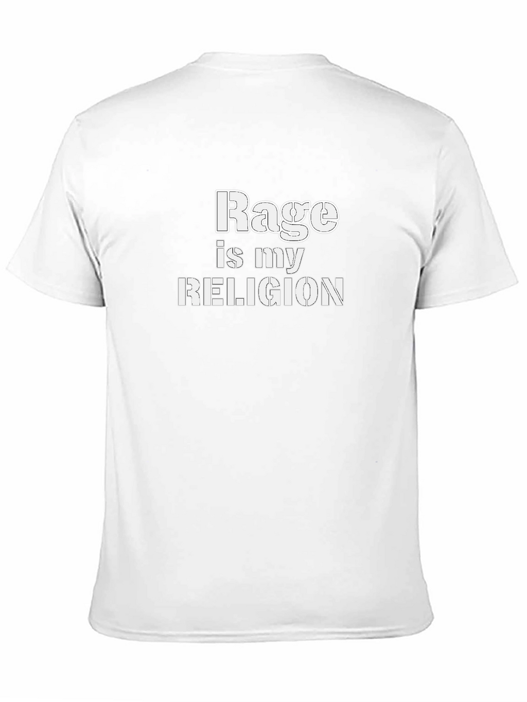 Rage is My Religion Graphic Tee - Black