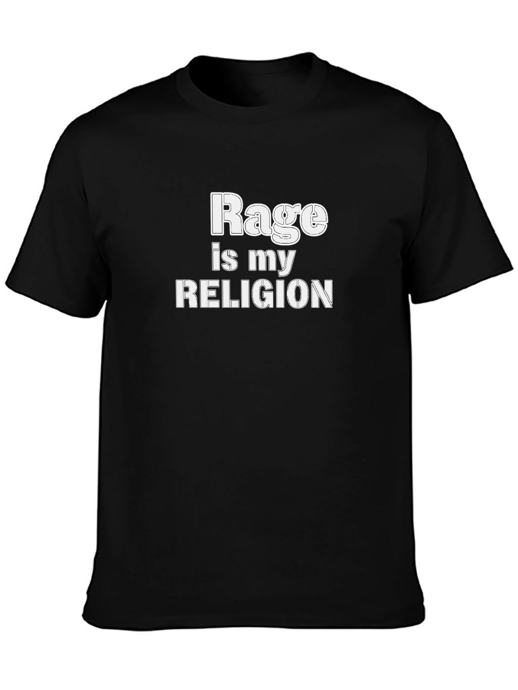 Rage is My Religion Graphic Tee - Black