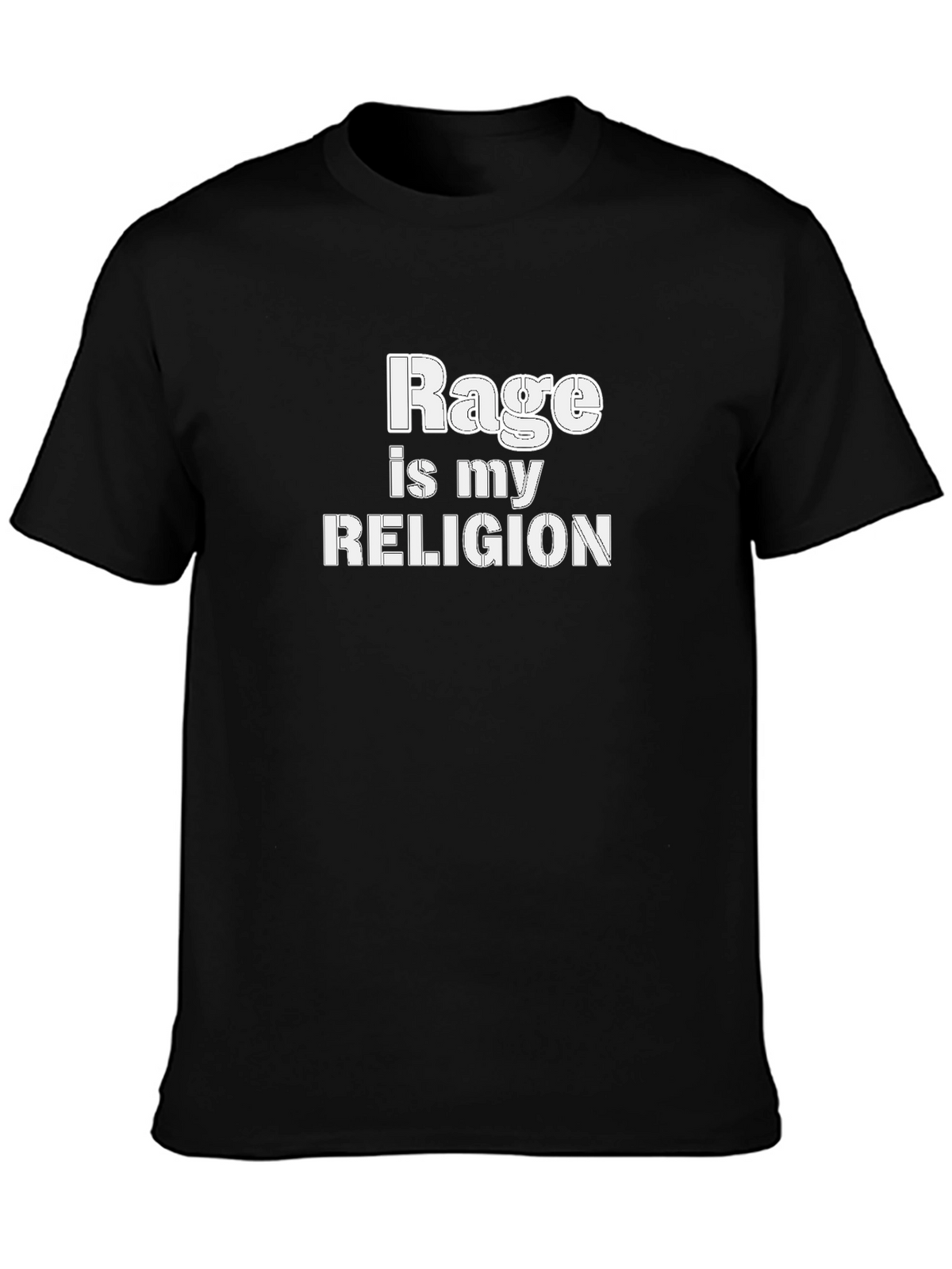 Rage is My Religion Graphic Tee - Black