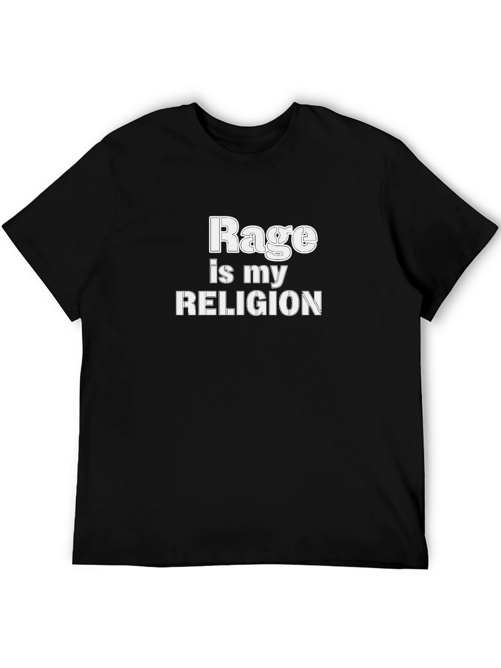 Rage is My Religion Graphic Tee - Black