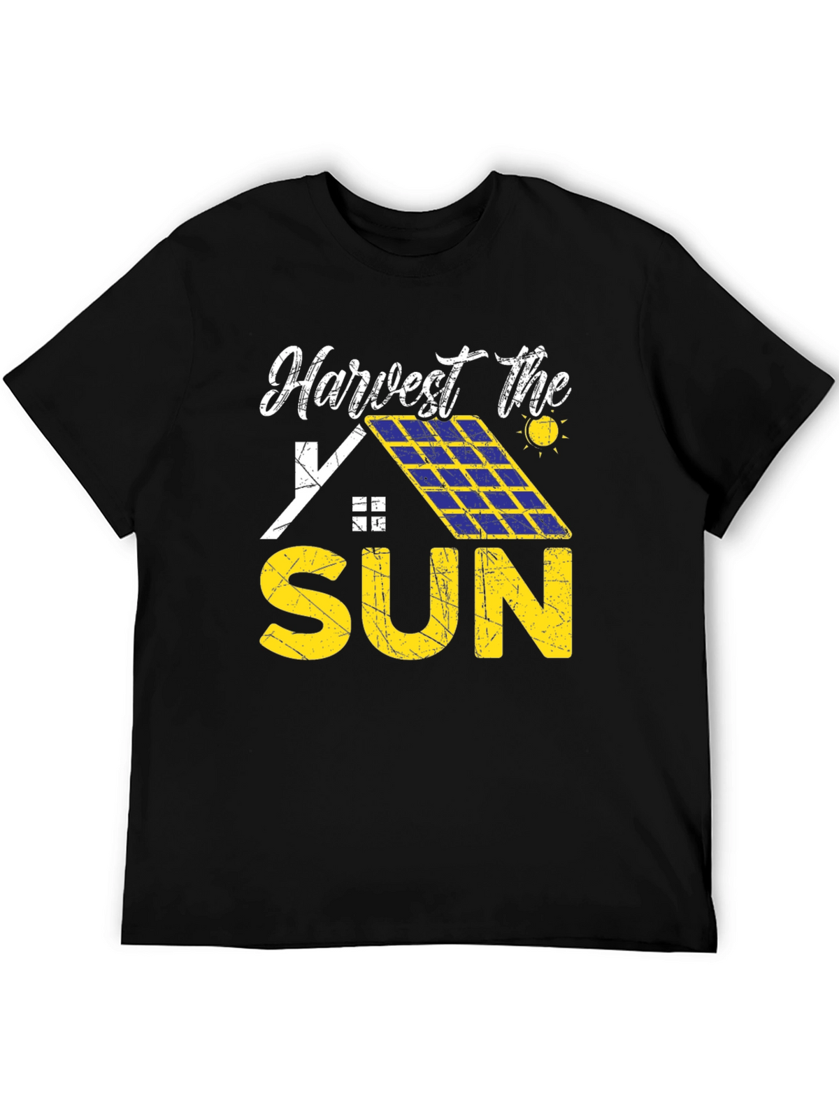 Harvest the Sun T-Shirt Solar Panel Design