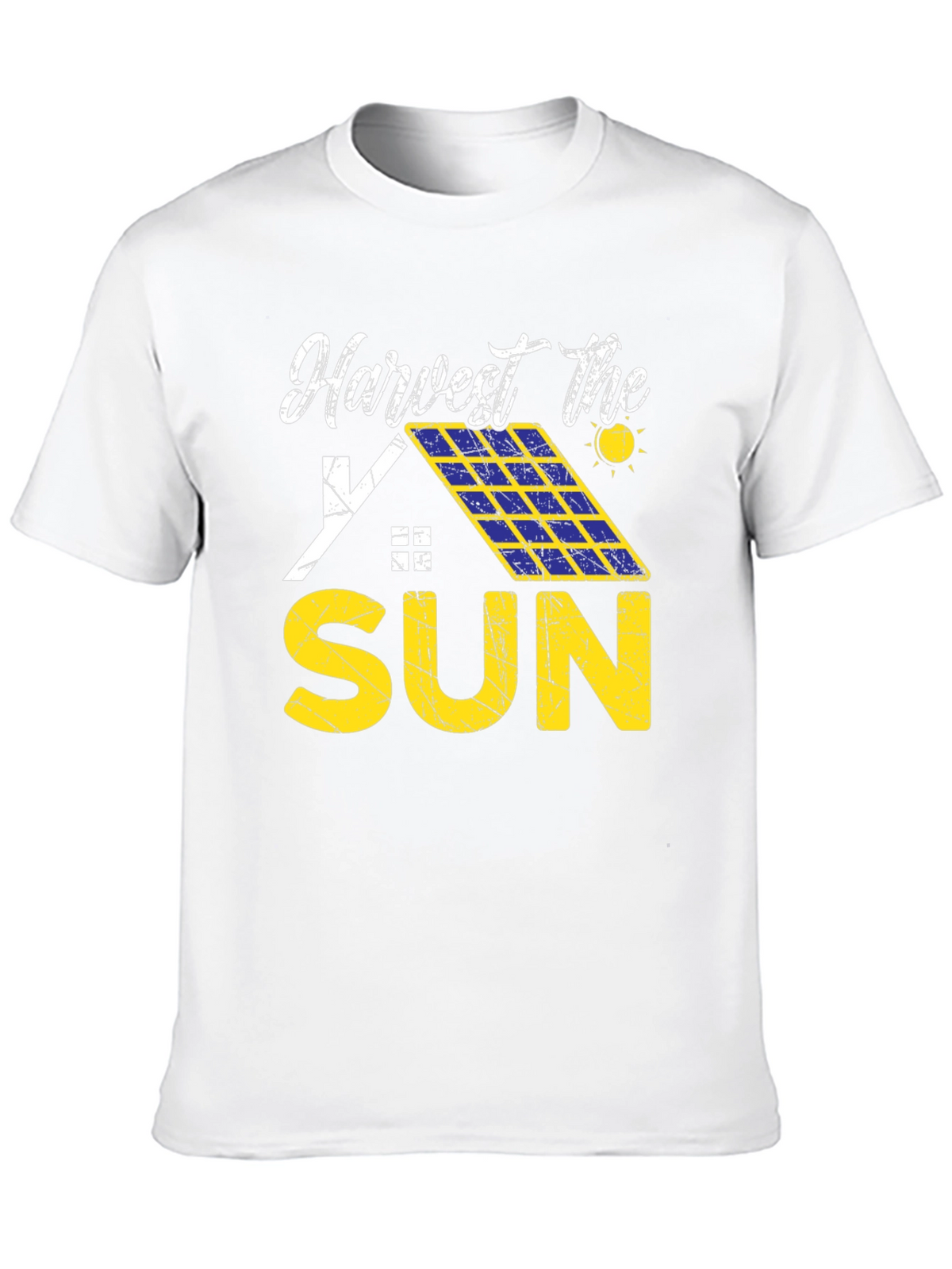 Harvest the Sun T-Shirt Solar Panel Design