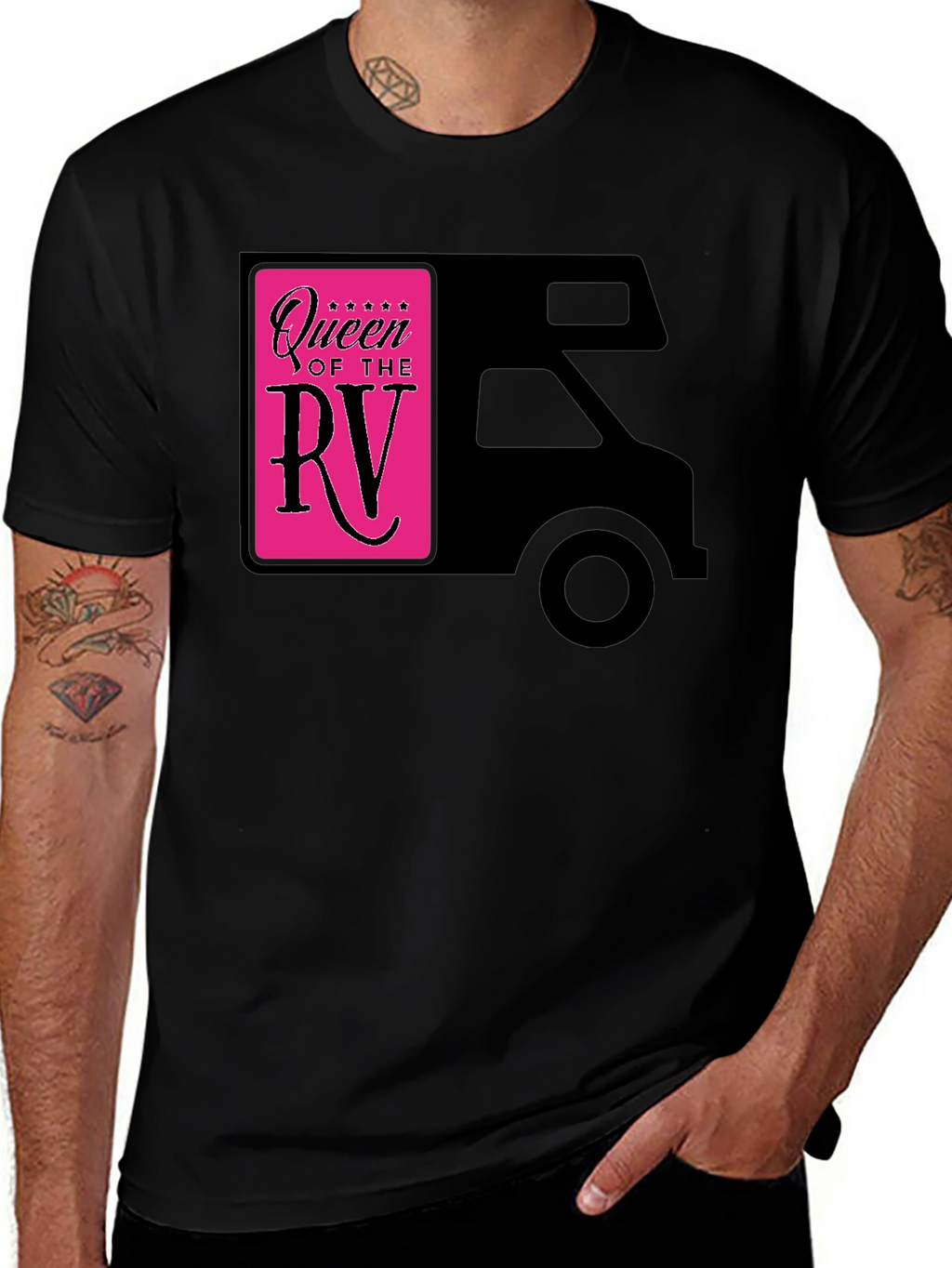 Queen of the RV Graphic Tee - Camping Shirt