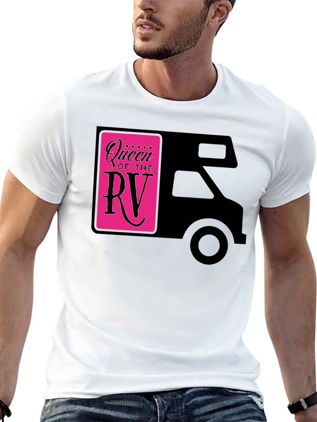 Queen of the RV Graphic Tee - Camping Shirt