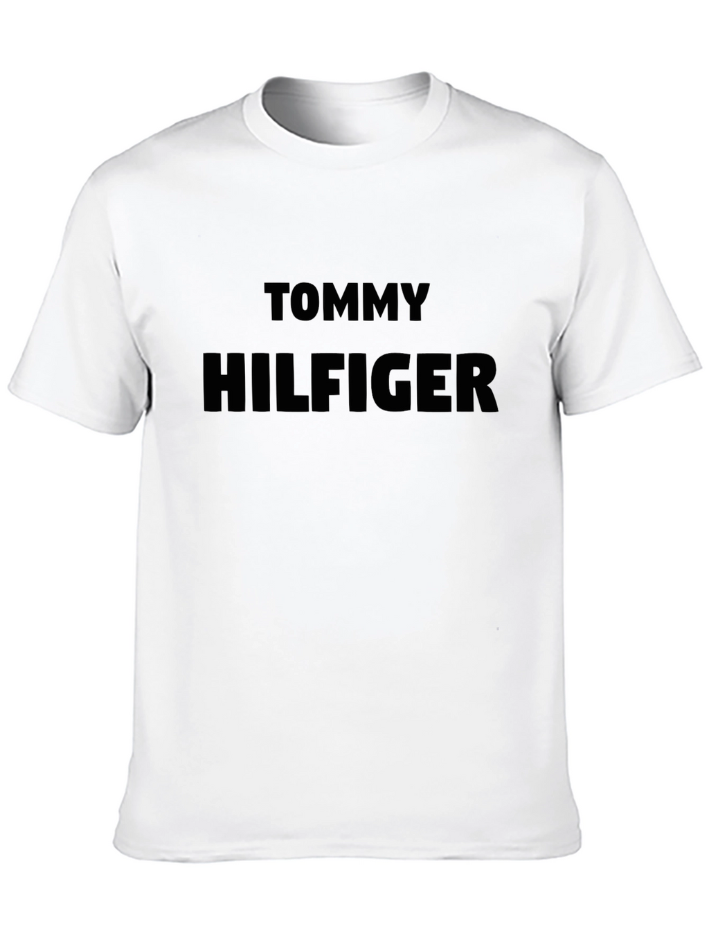 Tommy Hilfiger Mens Black Crewneck T-Shirt