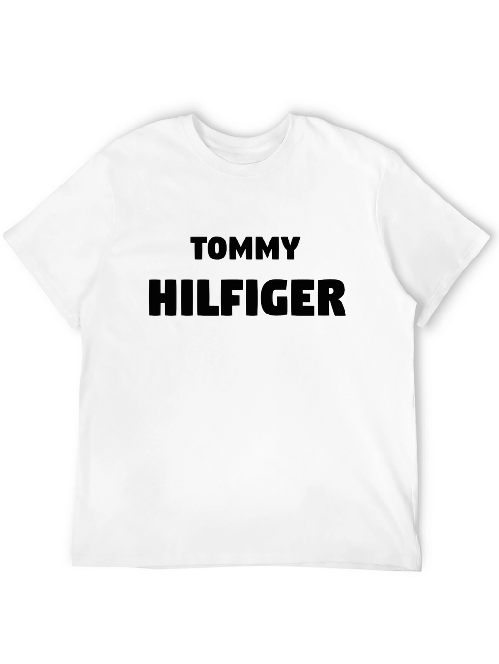 Tommy Hilfiger Mens Black Crewneck T-Shirt