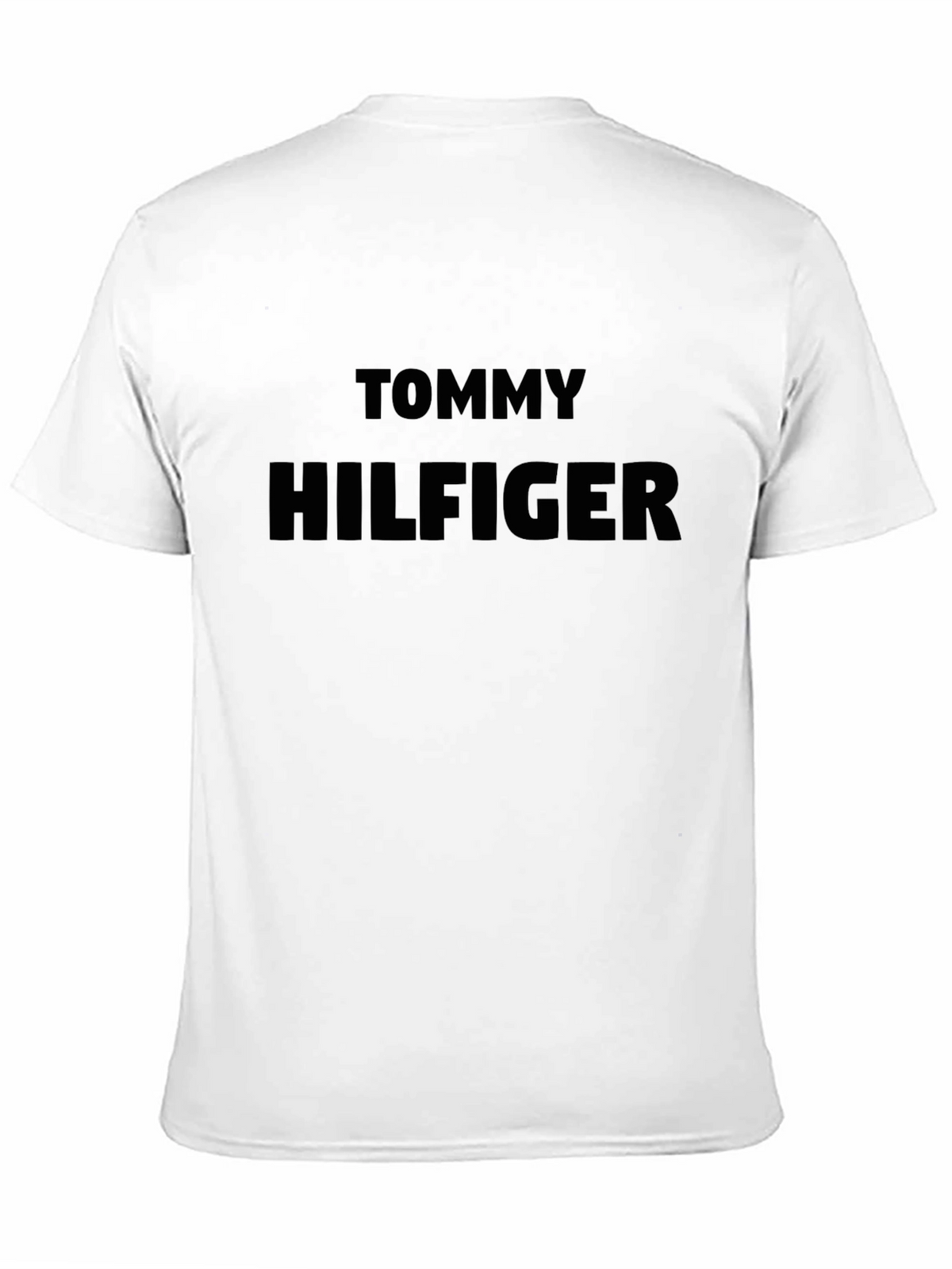 Tommy Hilfiger Mens Black Crewneck T-Shirt