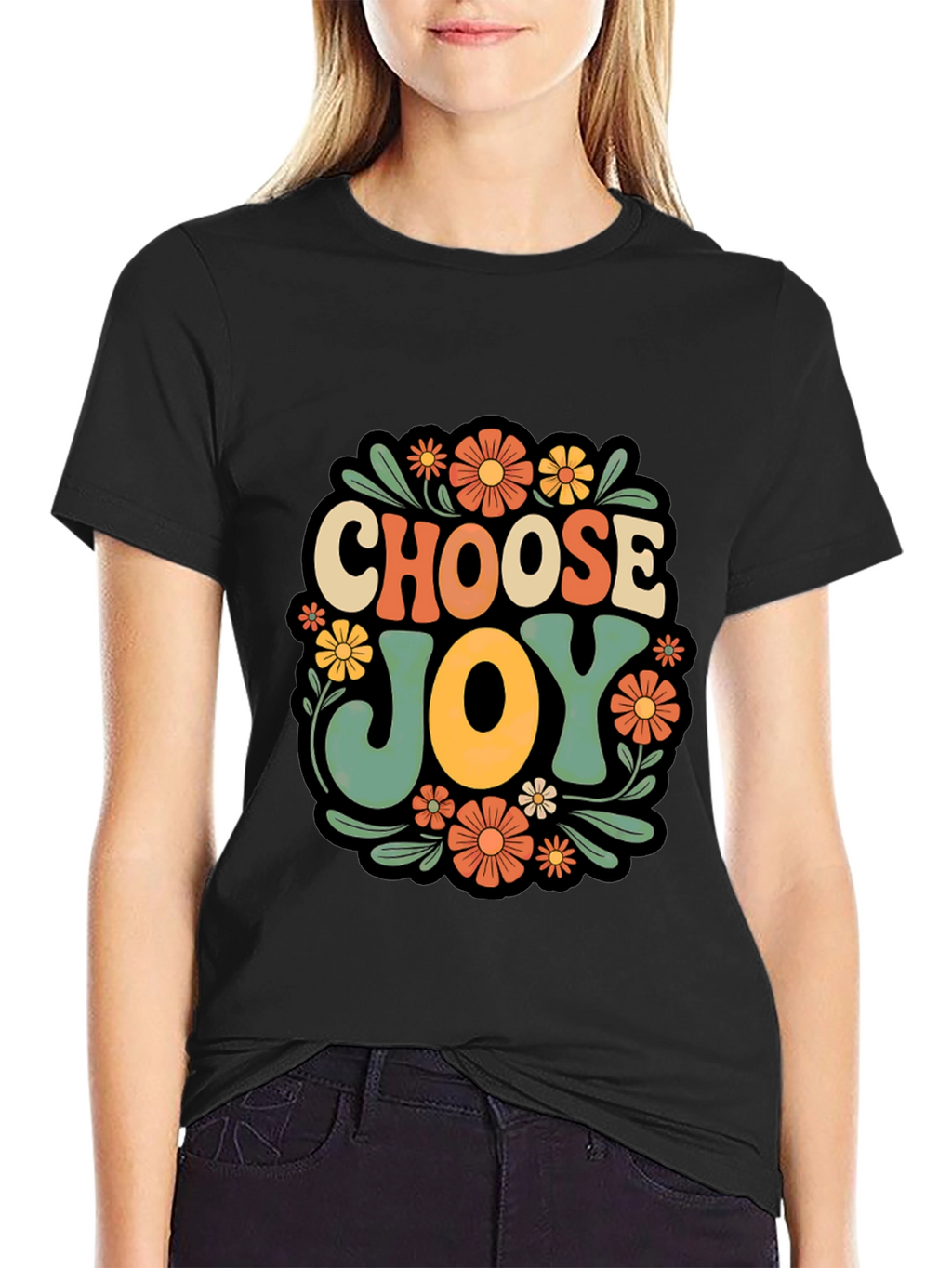 Choose Joy Retro Graphic T-Shirt