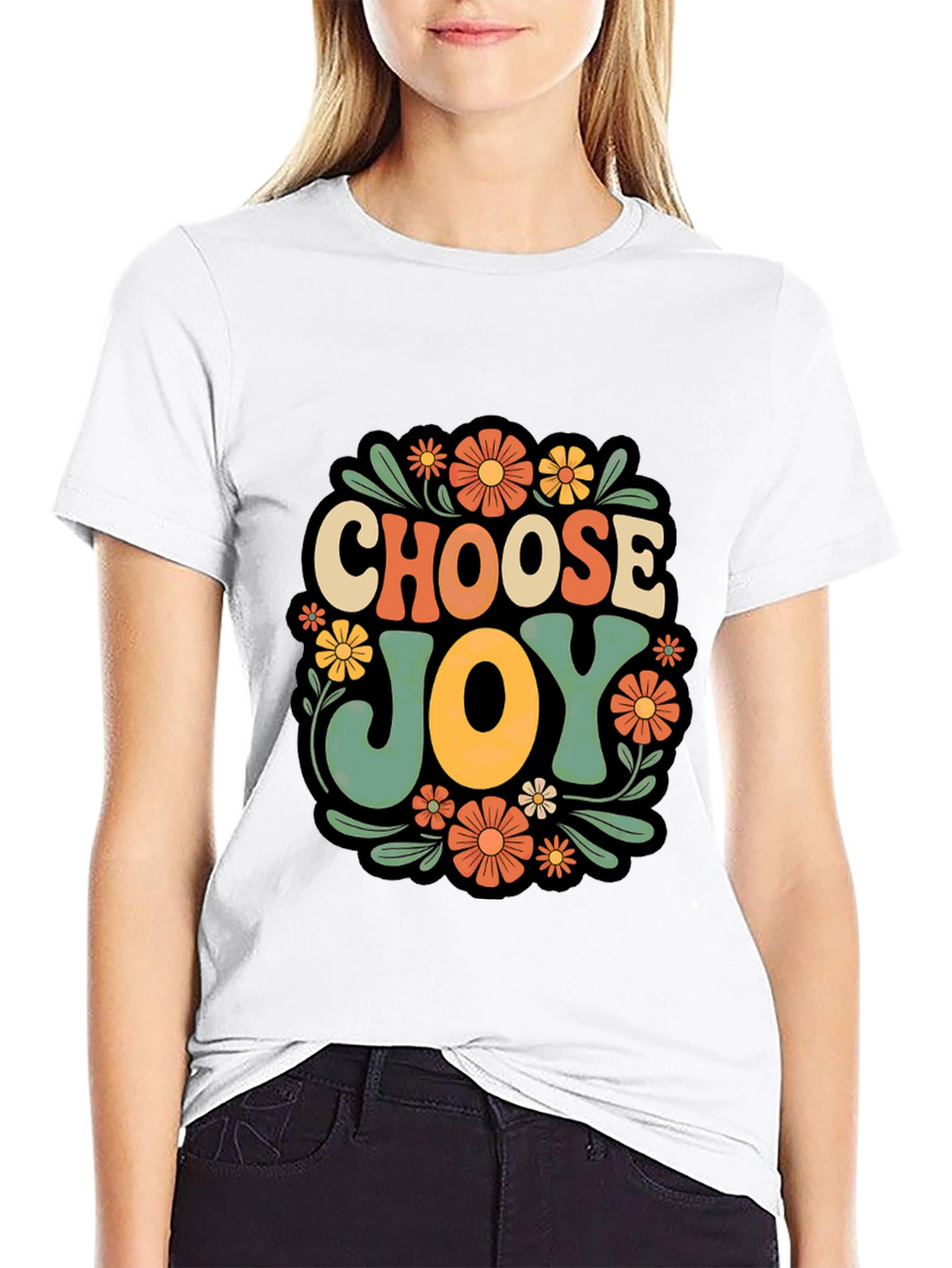 Choose Joy Retro Graphic T-Shirt