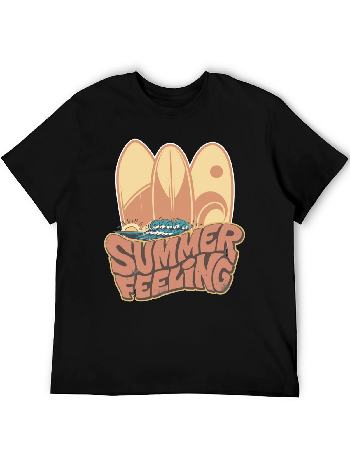 Summer Feeling Surfboard Graphic Tee