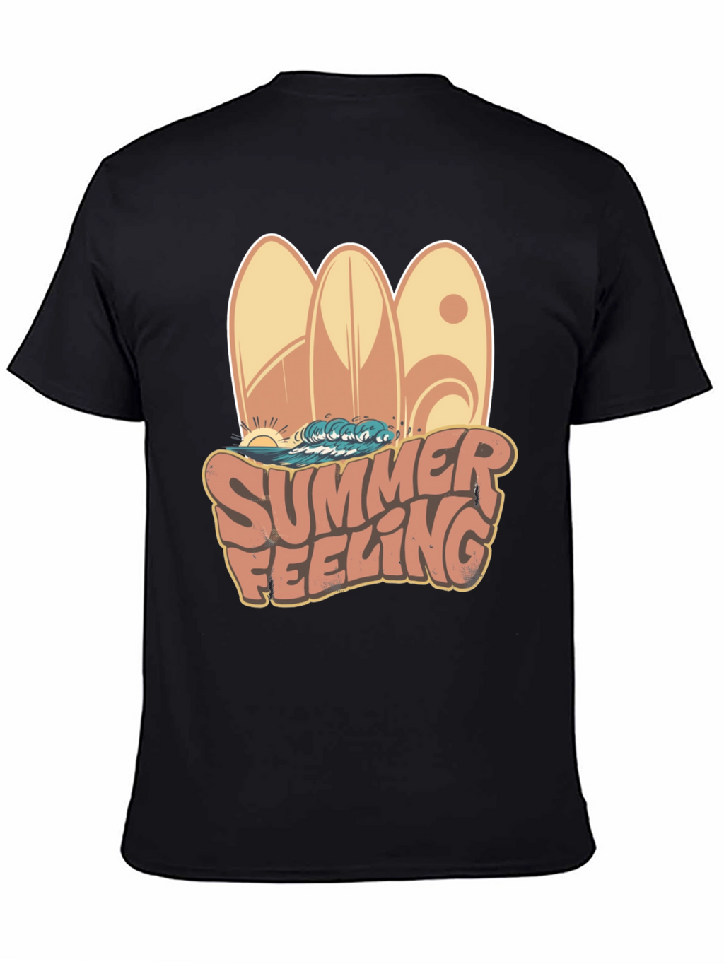 Summer Feeling Surfboard Graphic Tee