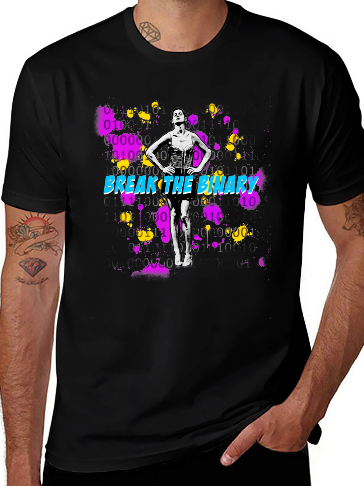 Break The Binary Graphic T-Shirt