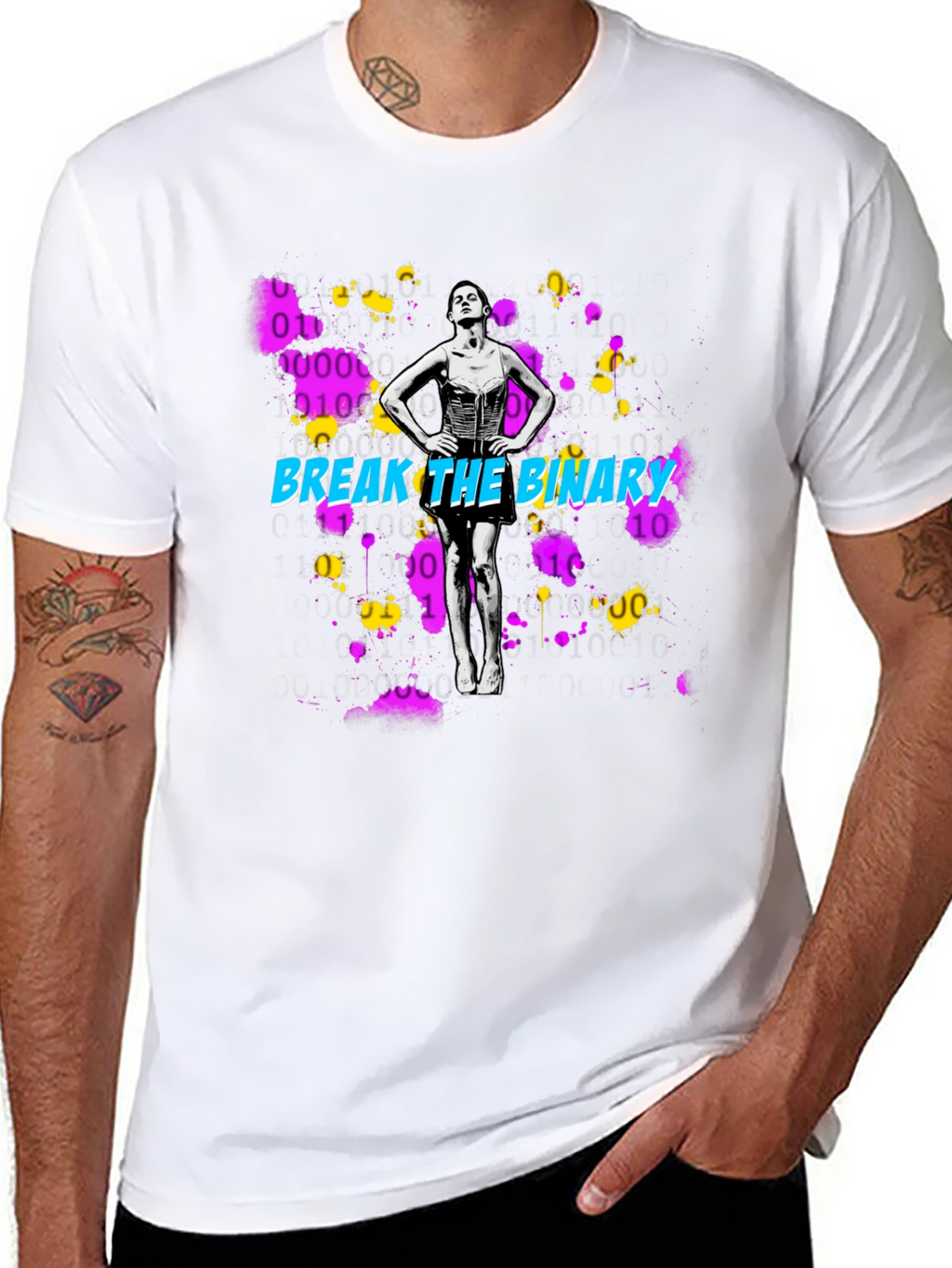 Break The Binary Graphic T-Shirt