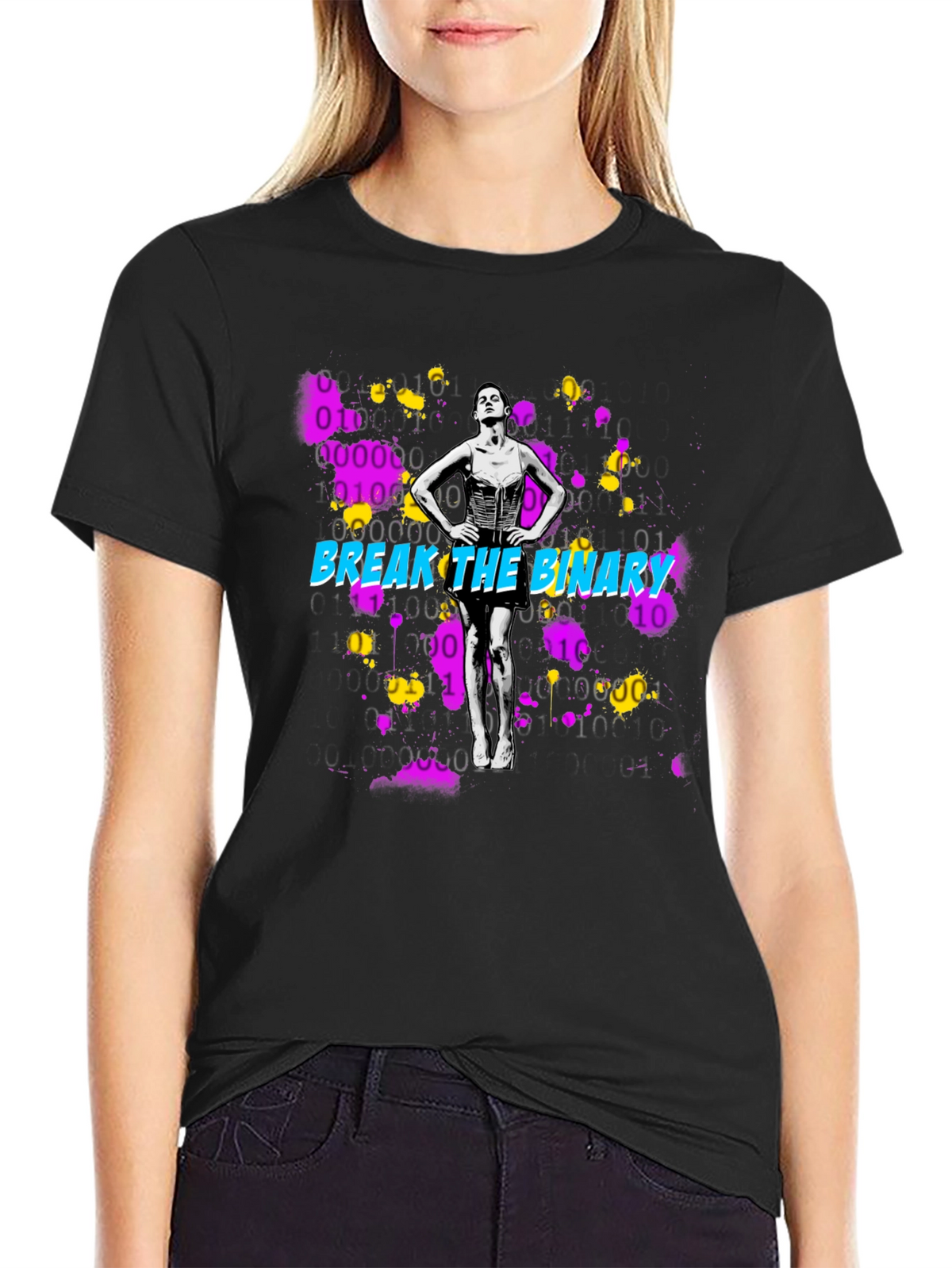 Break The Binary Graphic T-Shirt