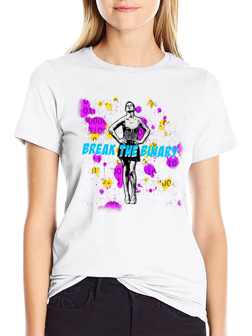 Break The Binary Graphic T-Shirt