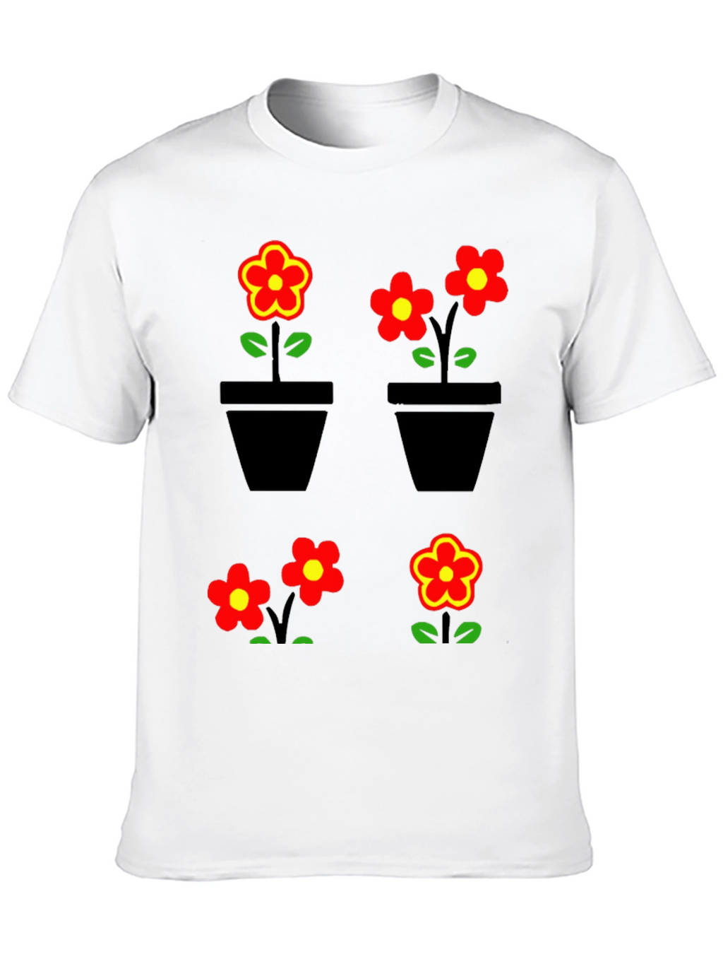 Floral Graphic T-Shirt - Trendy Comfortable