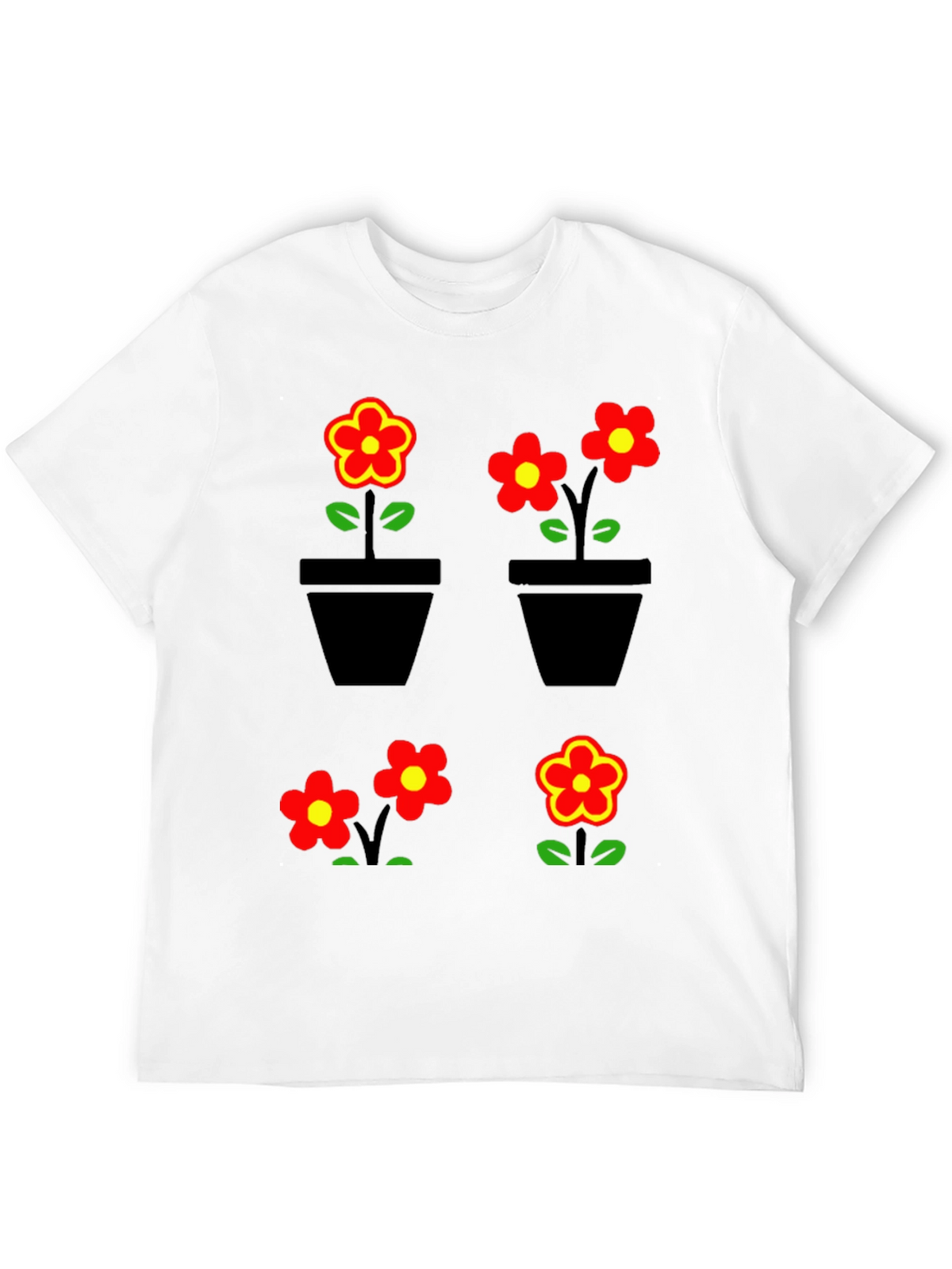 Floral Graphic T-Shirt - Trendy Comfortable