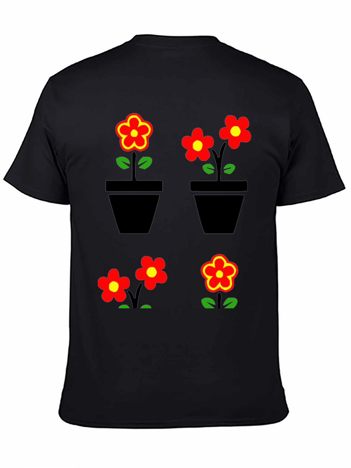 Floral Graphic T-Shirt - Trendy Comfortable