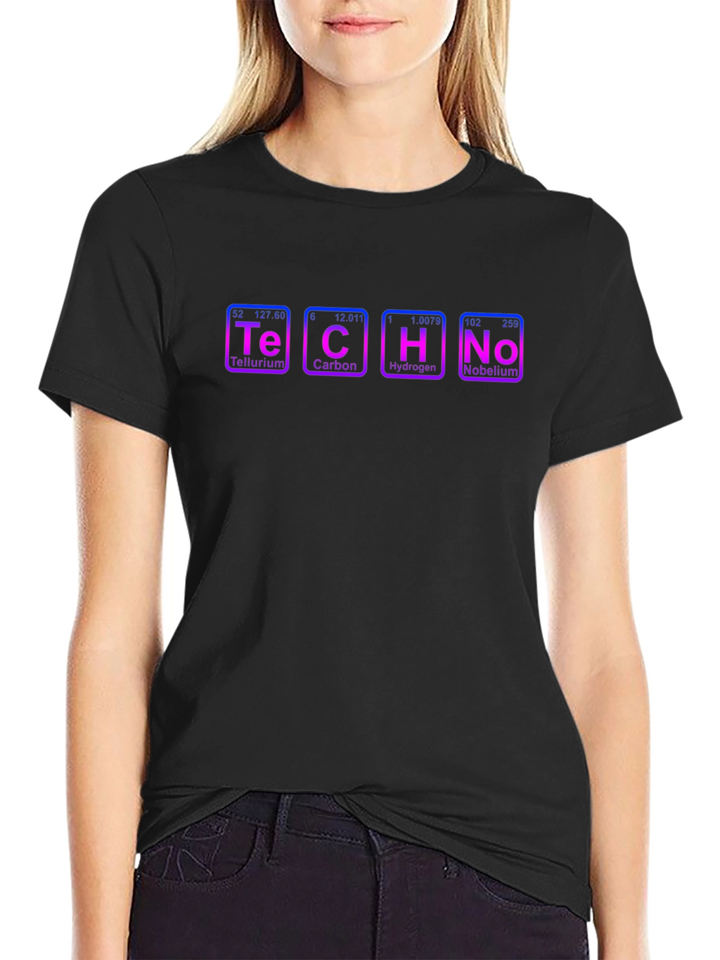 TECHNO Periodic Elements Graphic T-Shirt
