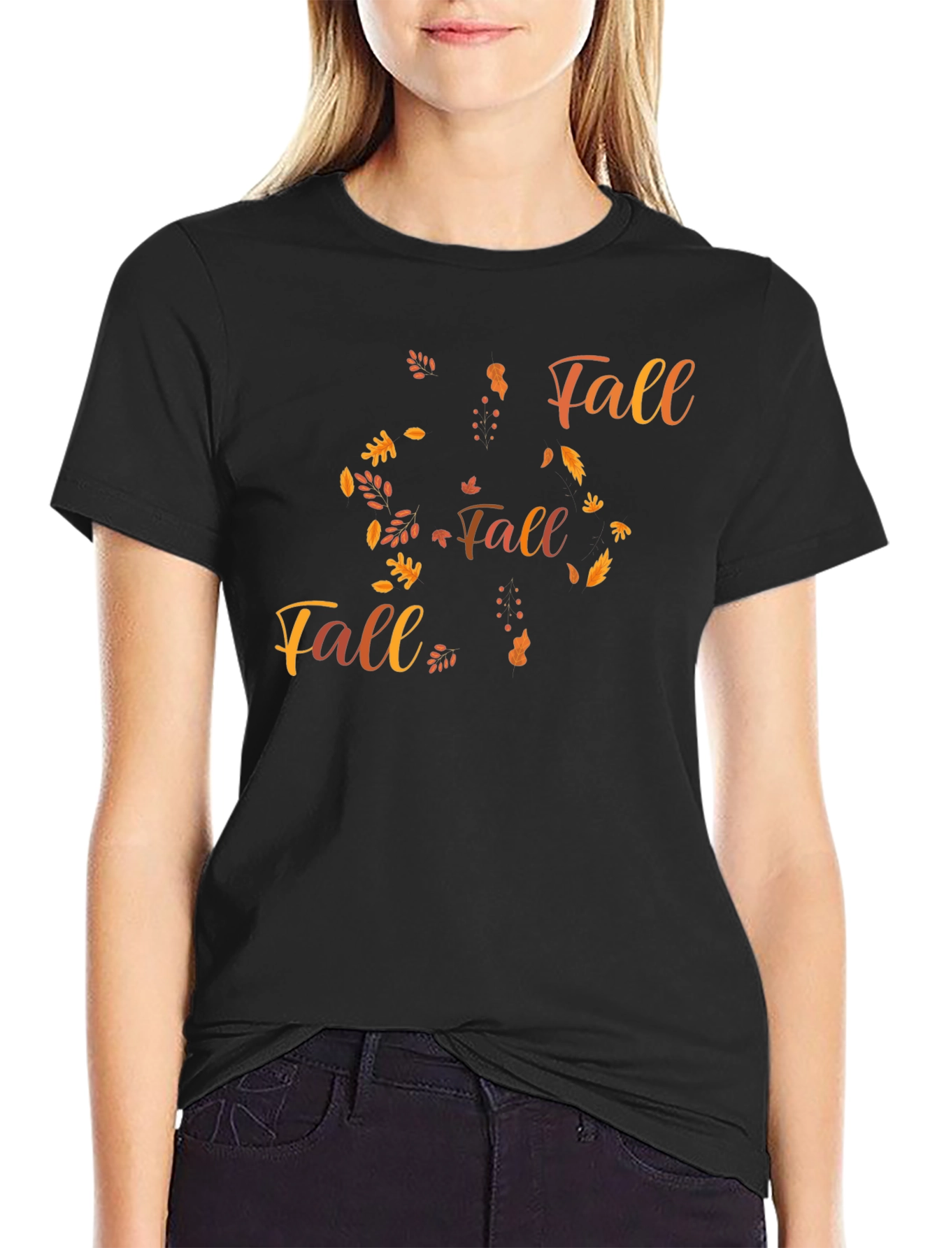 Fall Themed Graphic T-Shirt