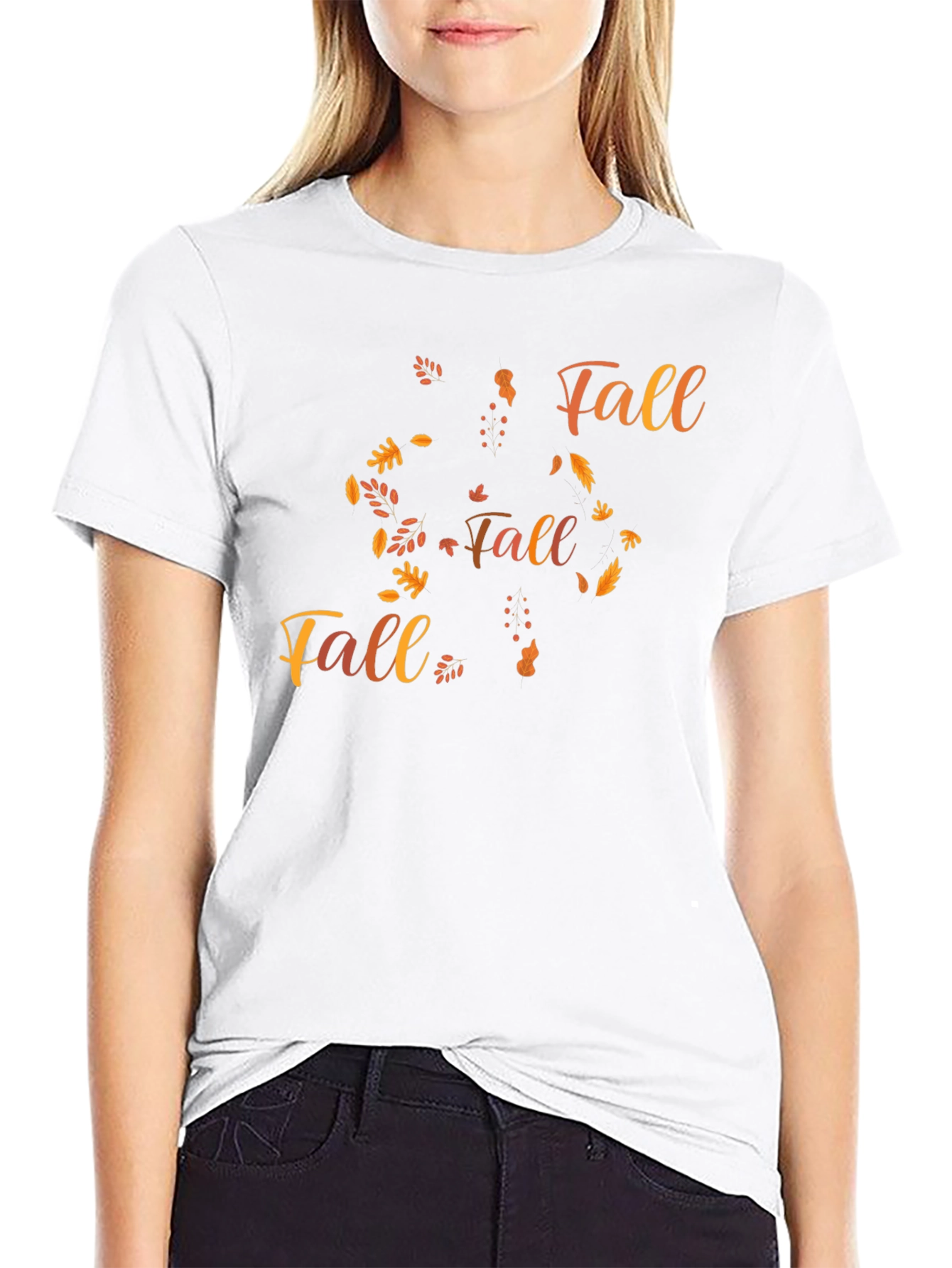 Fall Themed Graphic T-Shirt