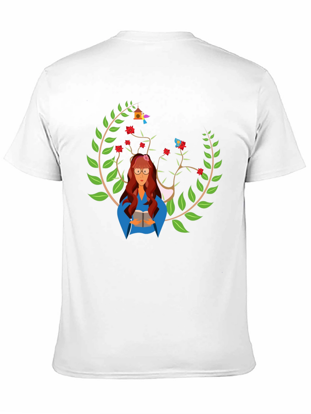 Bookworm Graphic Tee - Literary Style