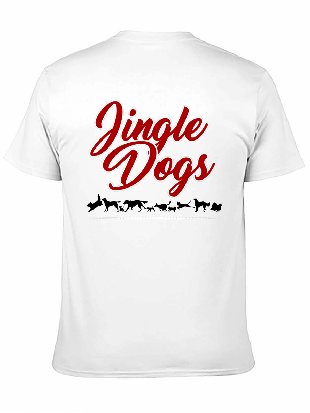 Jingle Dogs Christmas Holiday Graphic Tee