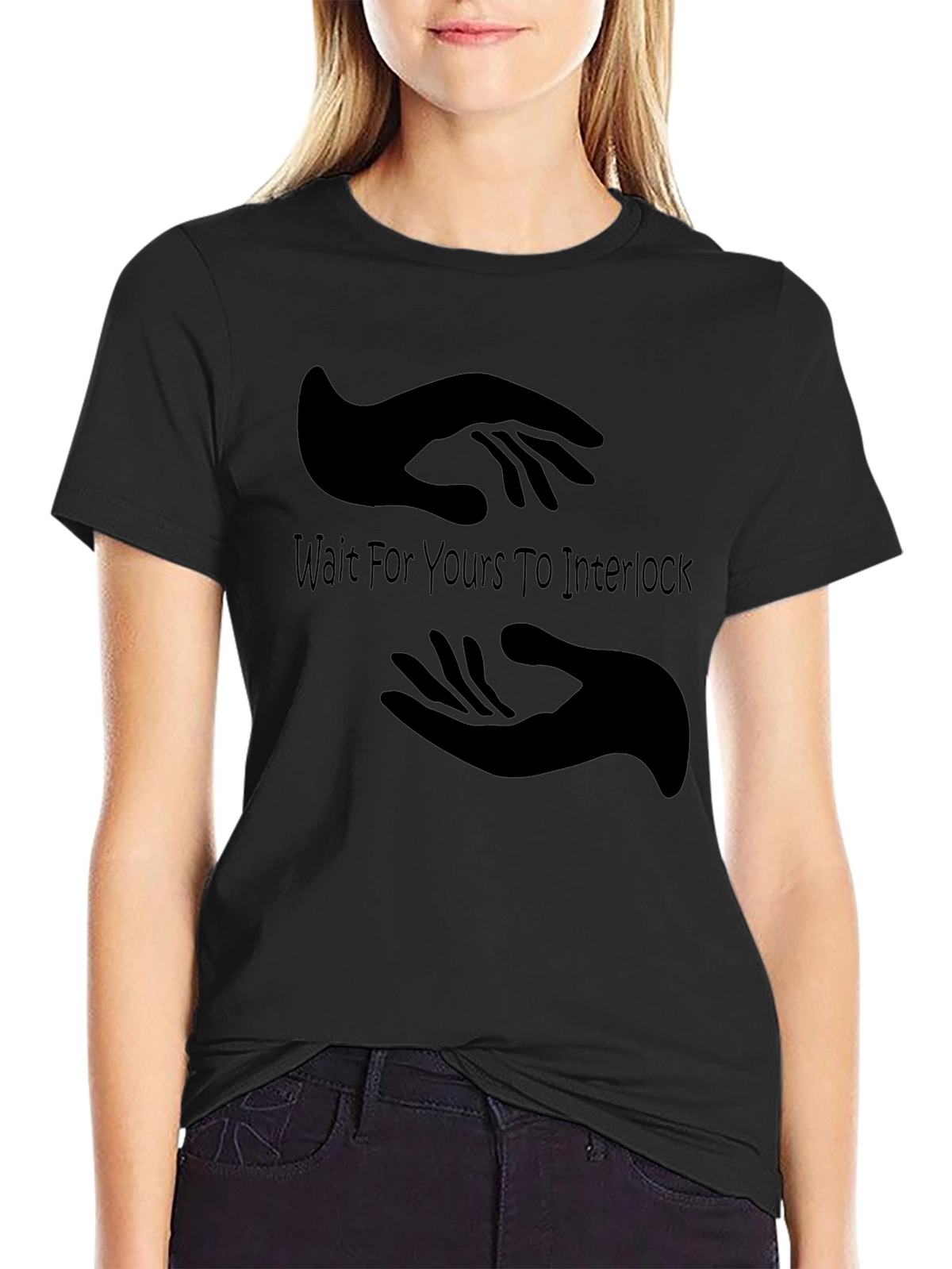 Interlocking Hands Graphic Tee - Wait For Yours
