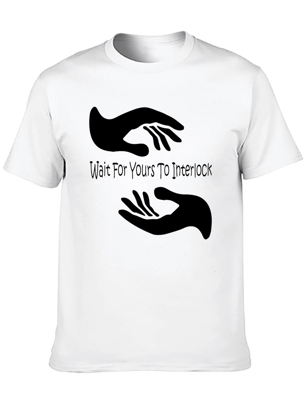 Interlocking Hands Graphic Tee - Wait For Yours