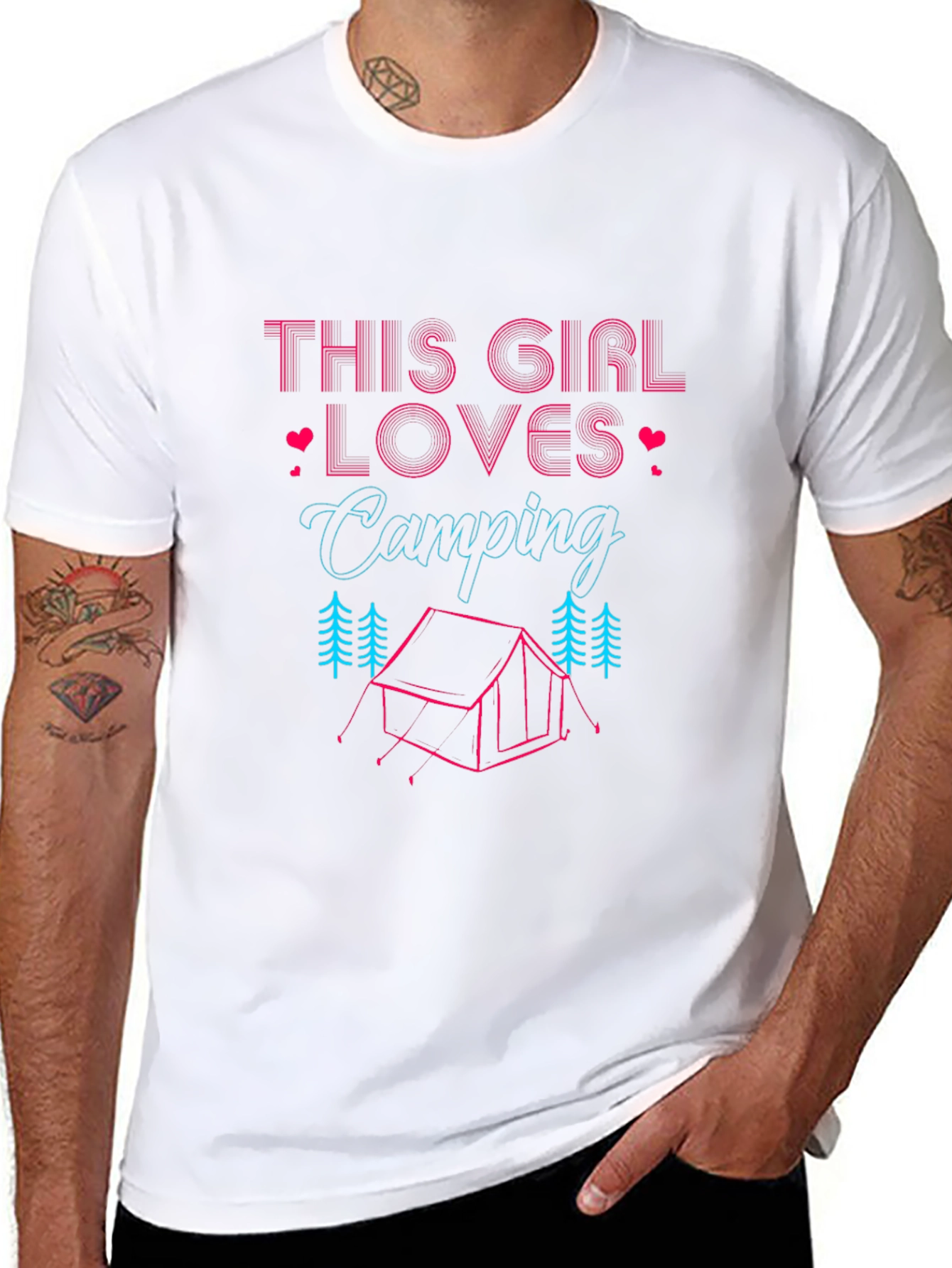 Camping Lover Womens Graphic Tee