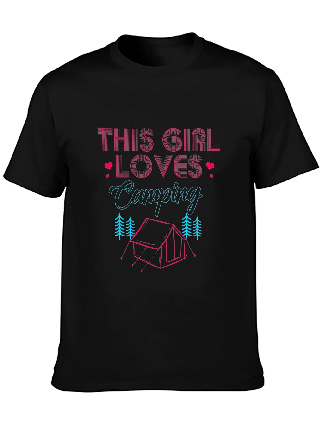 Camping Lover Womens Graphic Tee