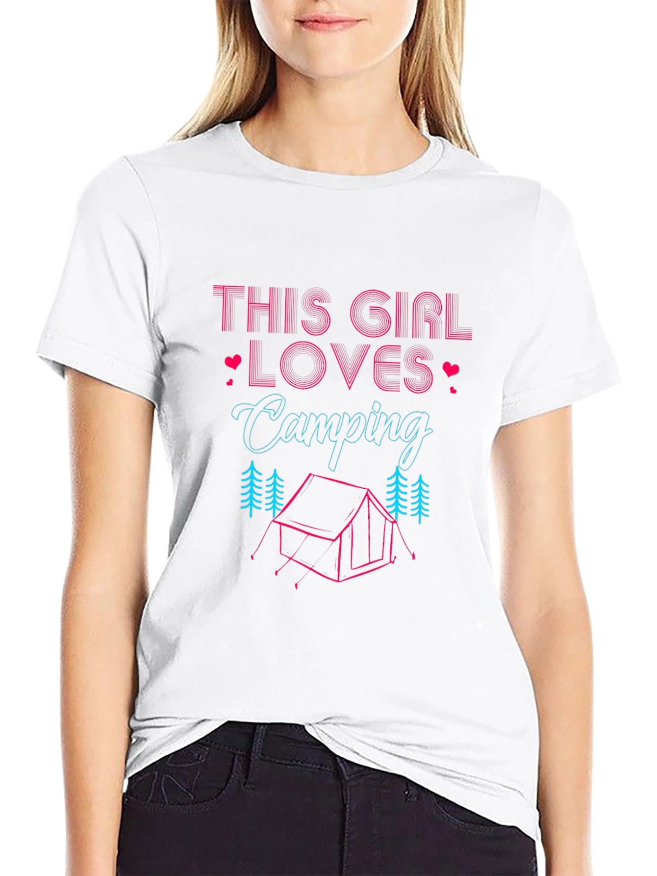 Camping Lover Womens Graphic Tee