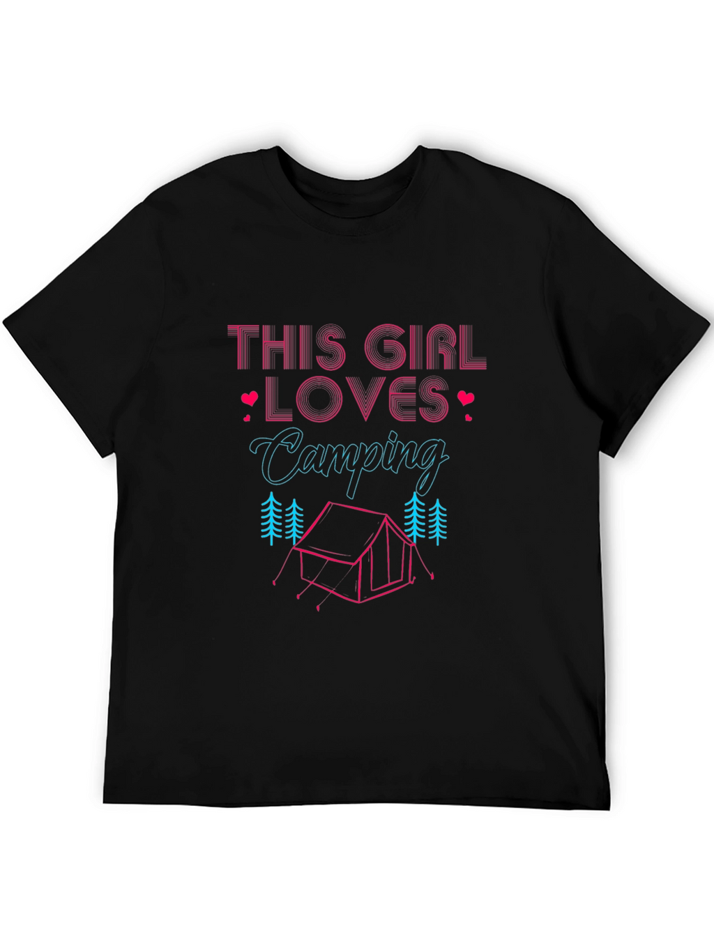 Camping Lover Womens Graphic Tee