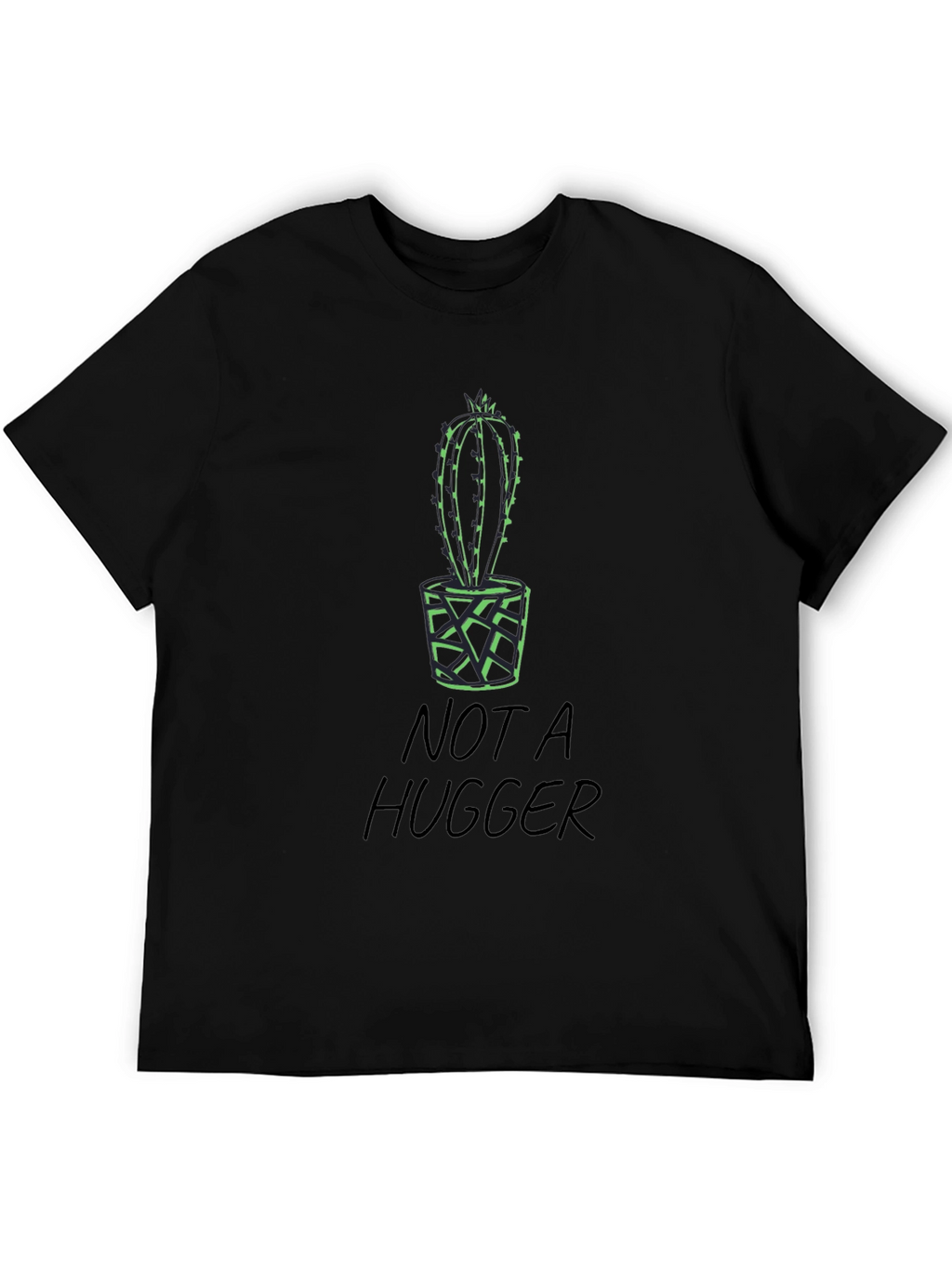 Not a Hugger Cactus Tee