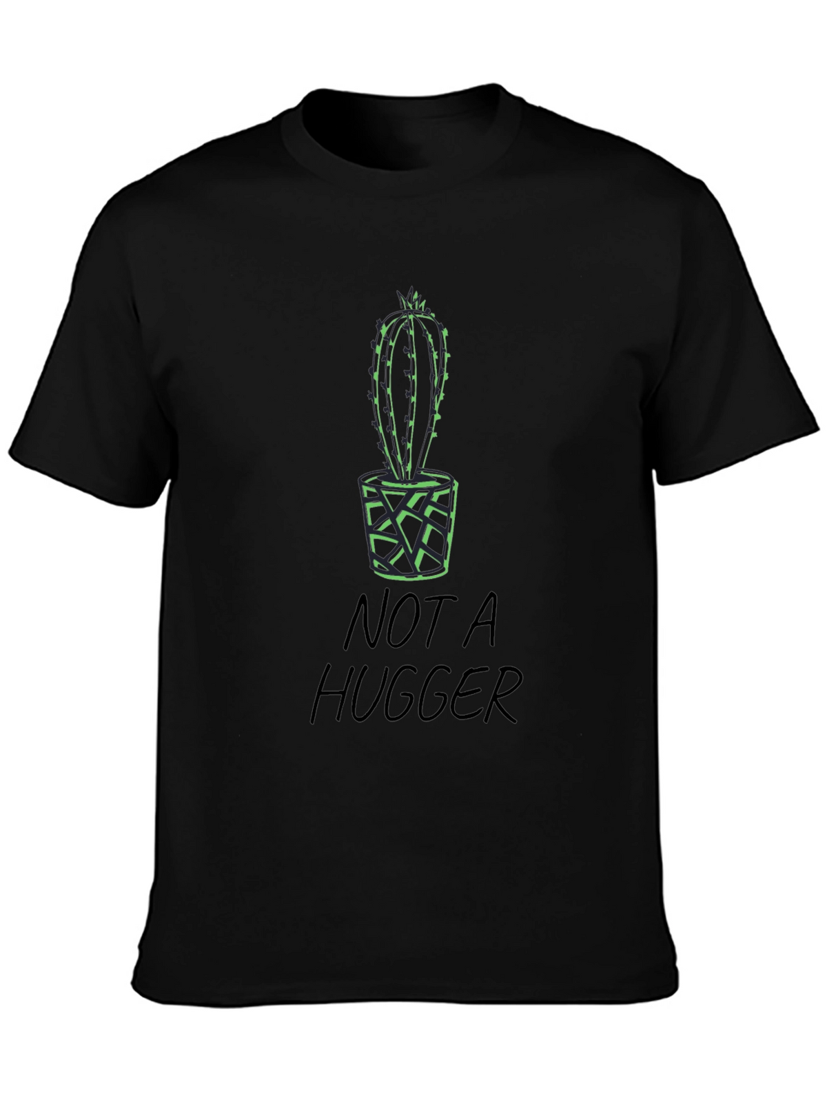 Not a Hugger Cactus Tee