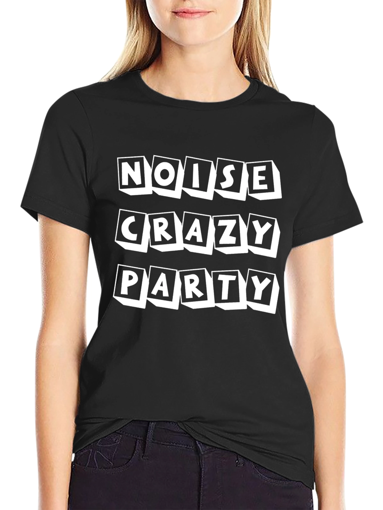 Noise Crazy Party T-Shirt - Black Tee