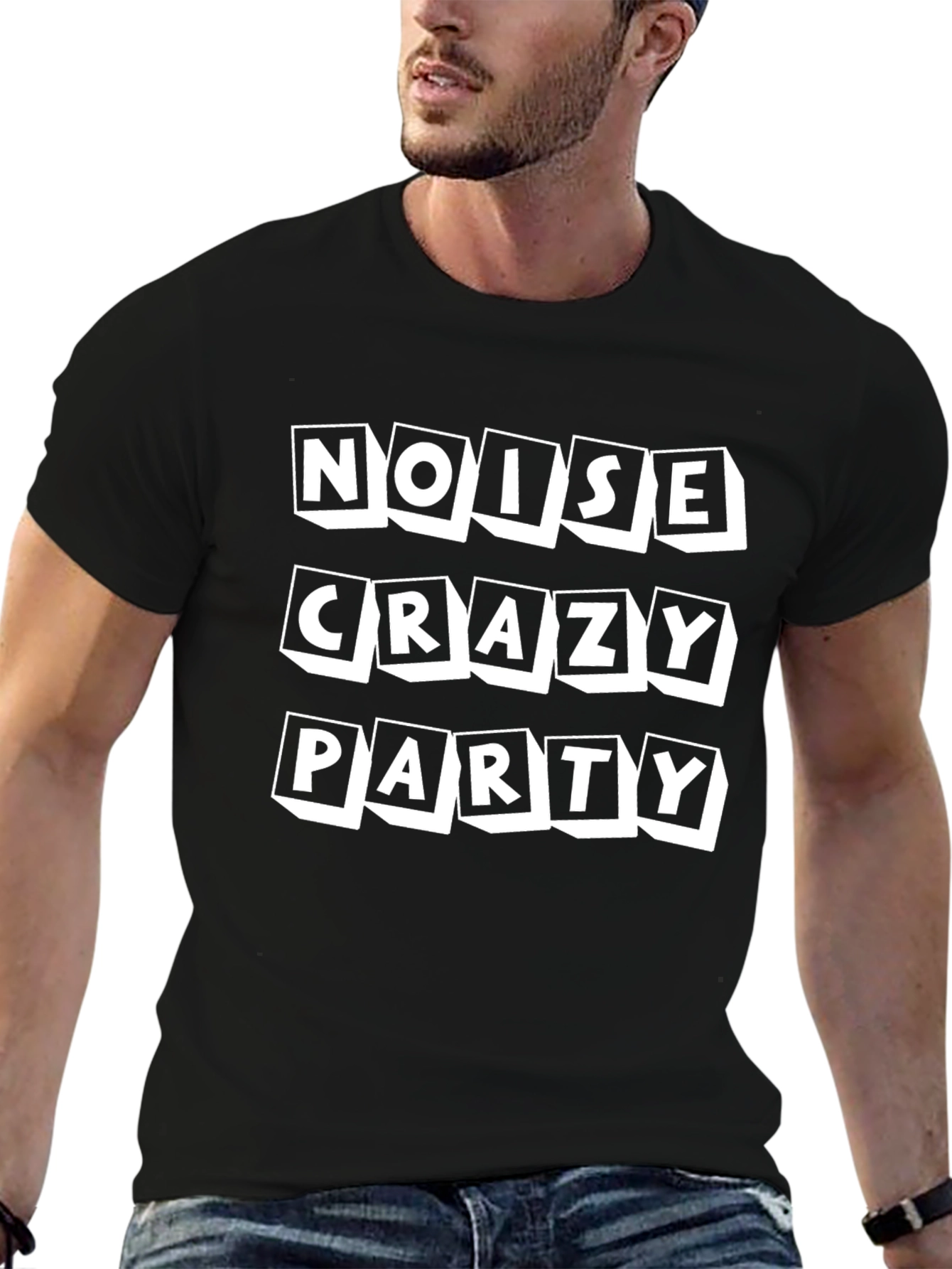 Noise Crazy Party T-Shirt - Black Tee