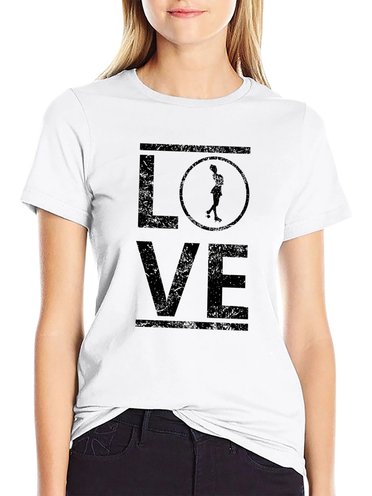 Roller Skating LOVE Graphic T-Shirt