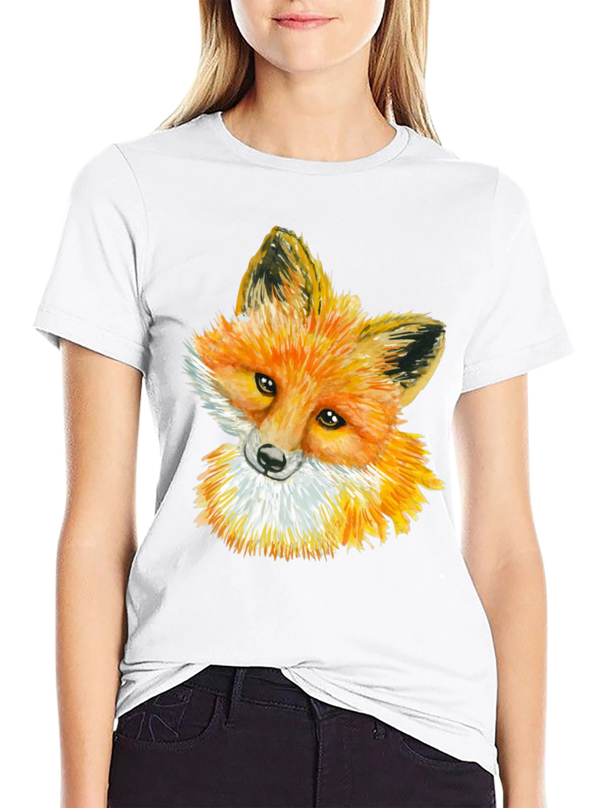 Fox Graphic Black Tee