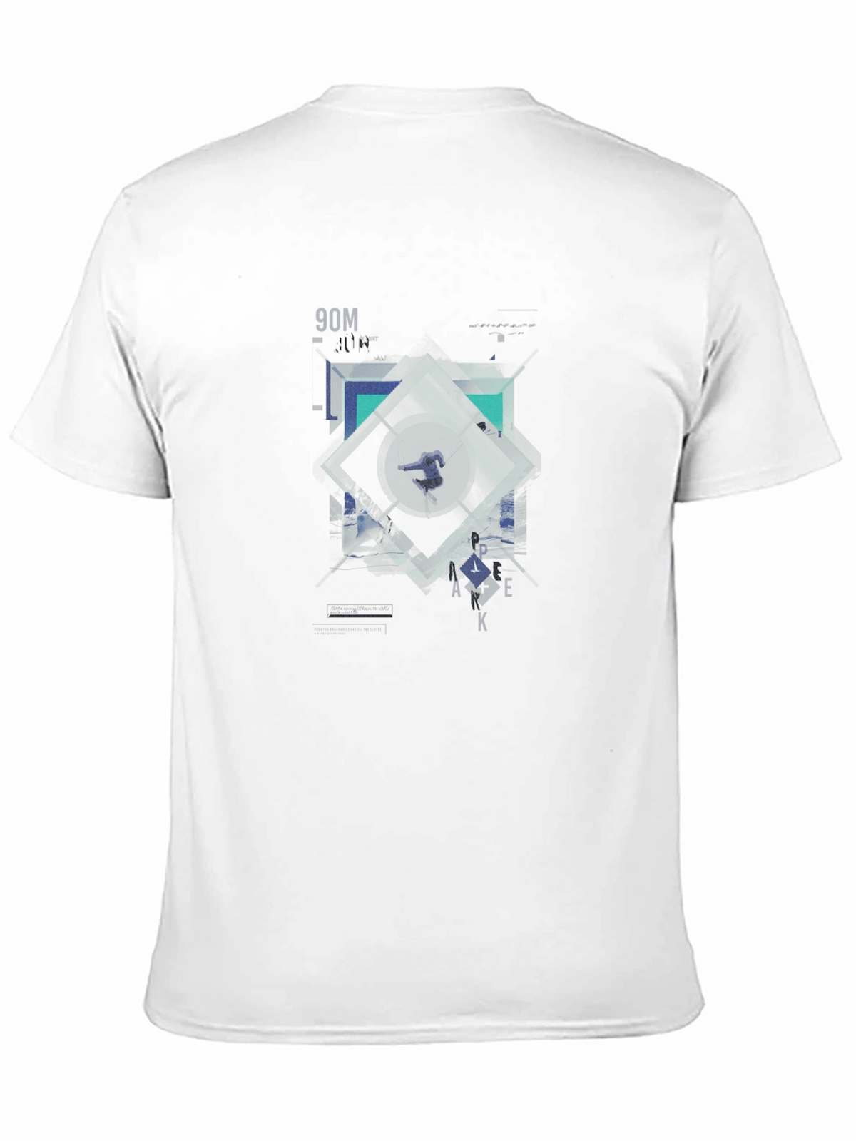 Geometric Graphic Print T-Shirt | Modern Design Tee