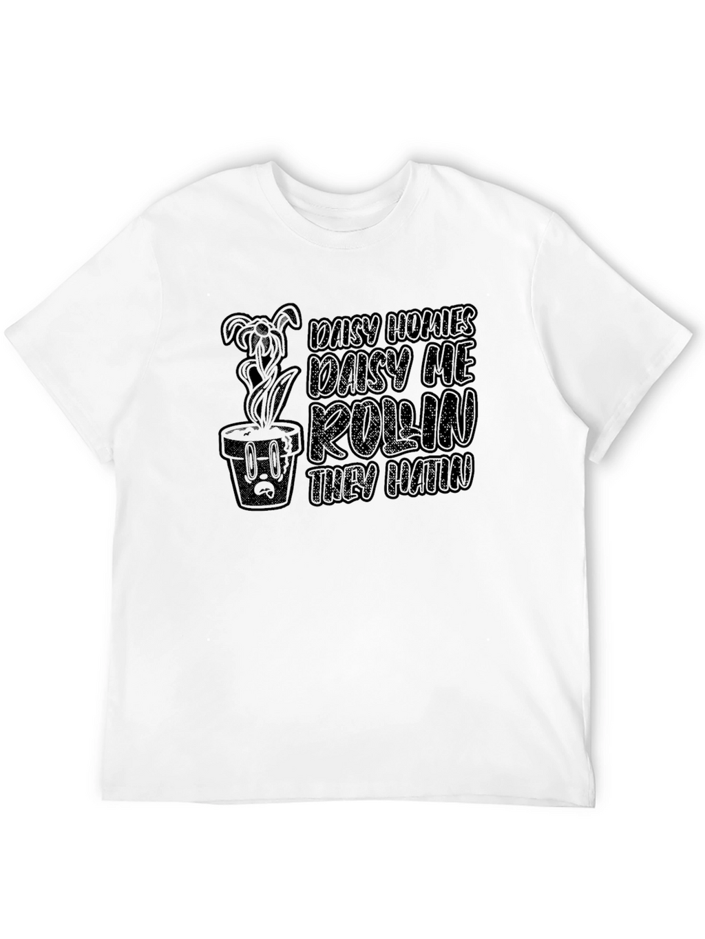 Daisy Homies Black Graphic Tee
