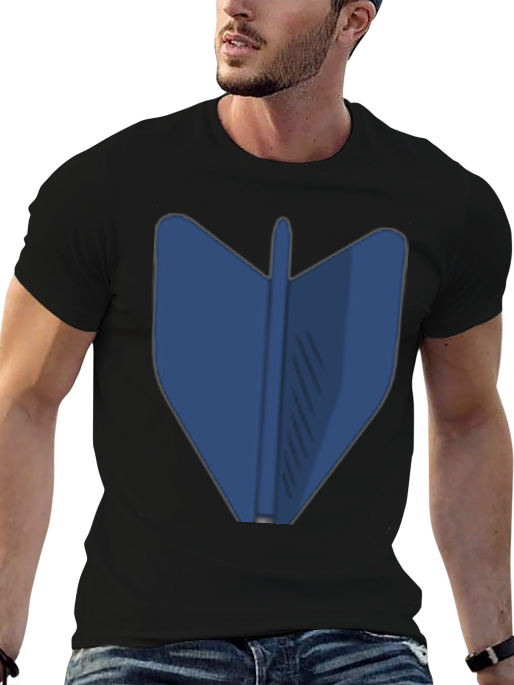 Blue Dart Graphic Tee - Modern Style