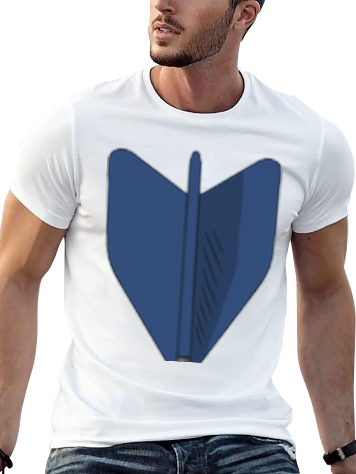 Blue Dart Graphic Tee - Modern Style