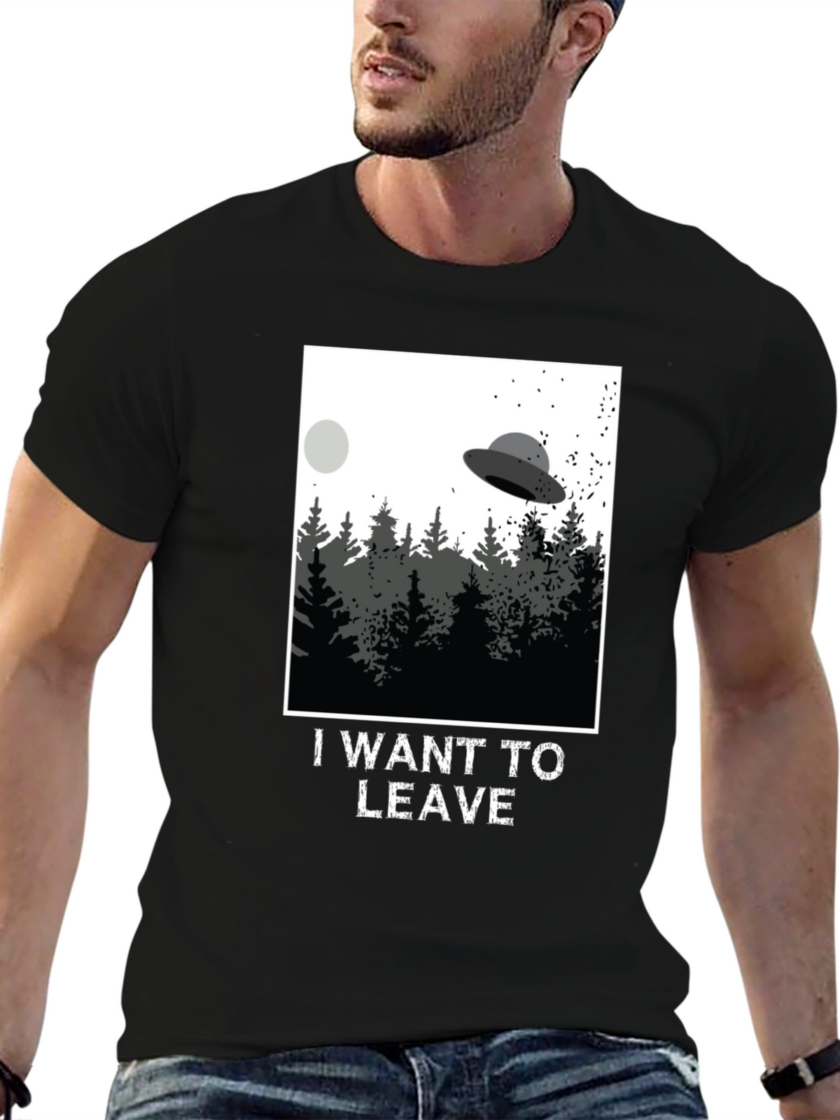 I Want To Leave UFO T-Shirt